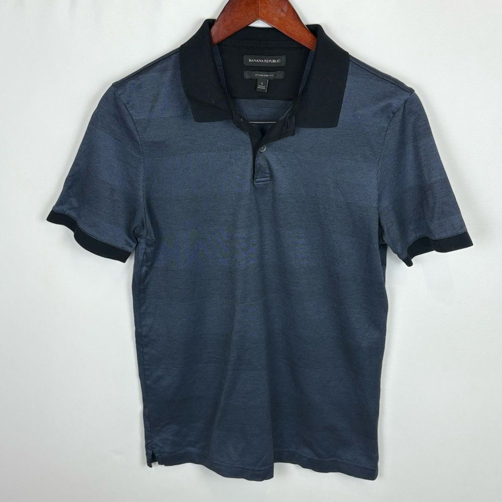 Banana Republic‎ Striped Collared Polo Shirt